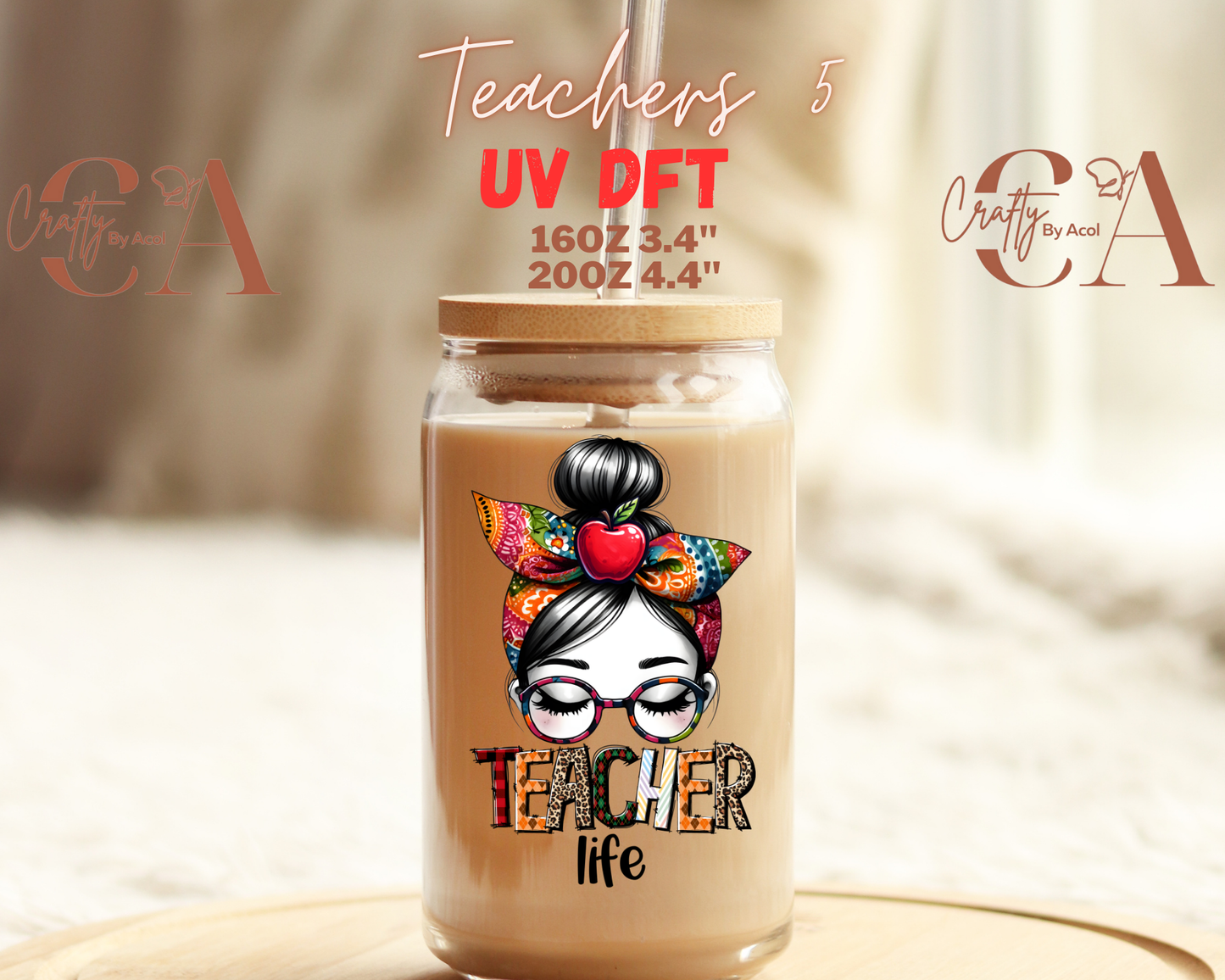 Teacher Appreciation UV DFT Decal