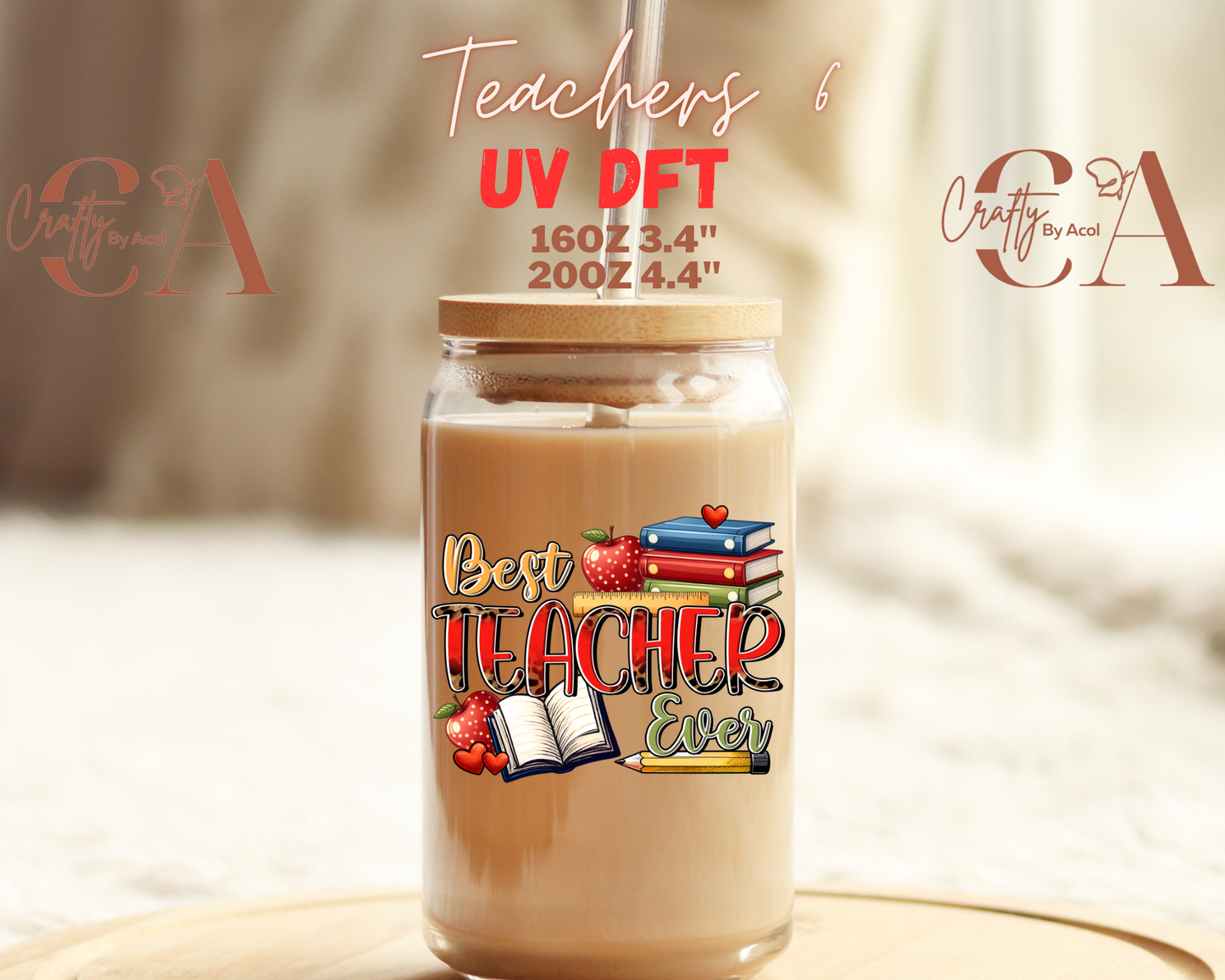 Teacher Appreciation UV DFT Decal