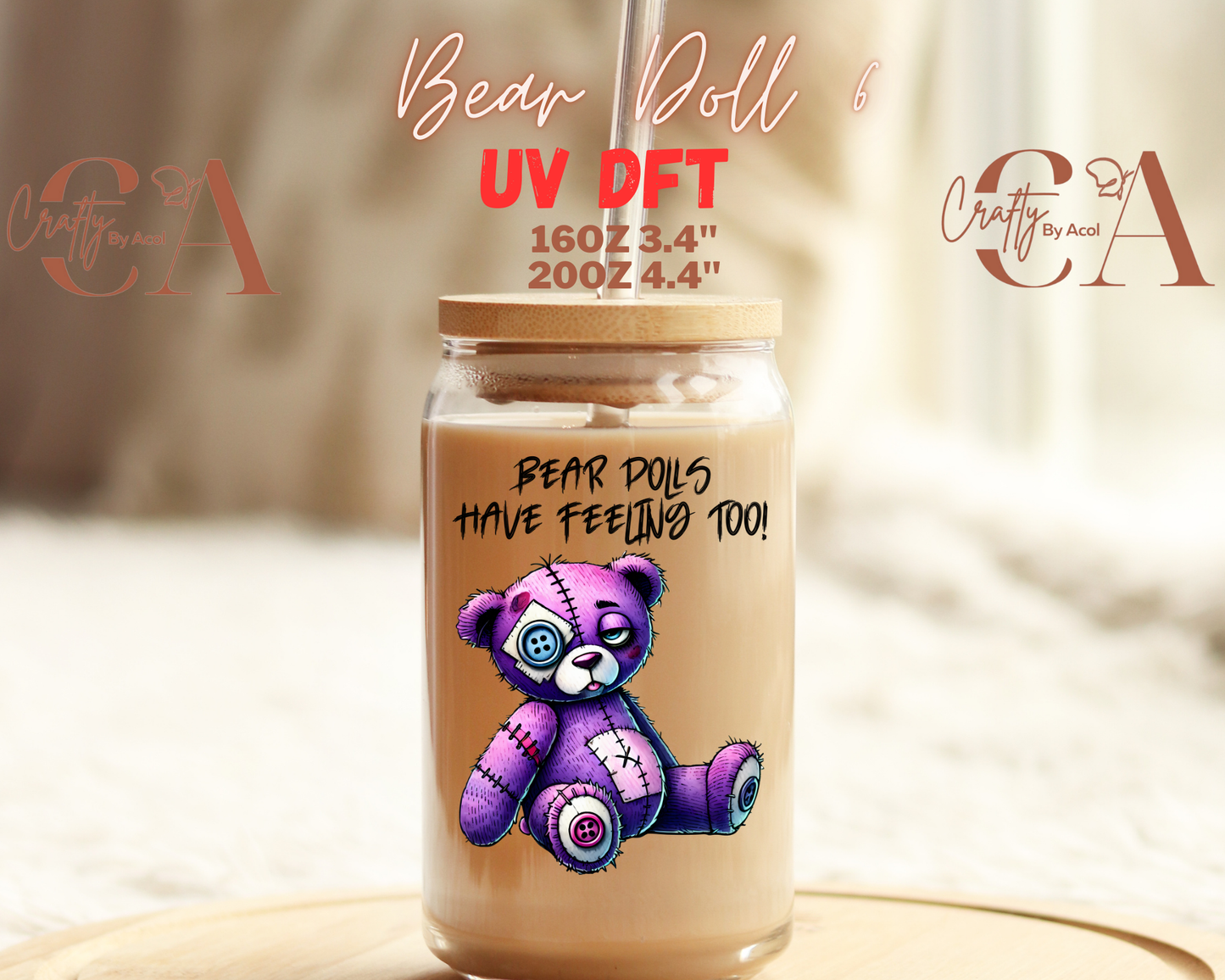 Bear Doll UV DFT Decal