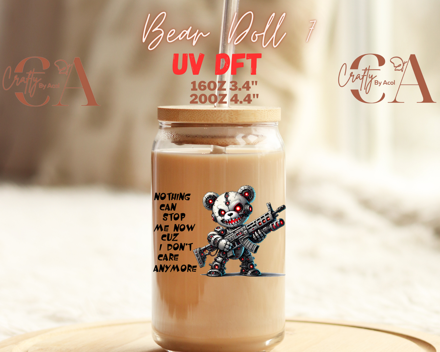 Bear Doll UV DFT Decal