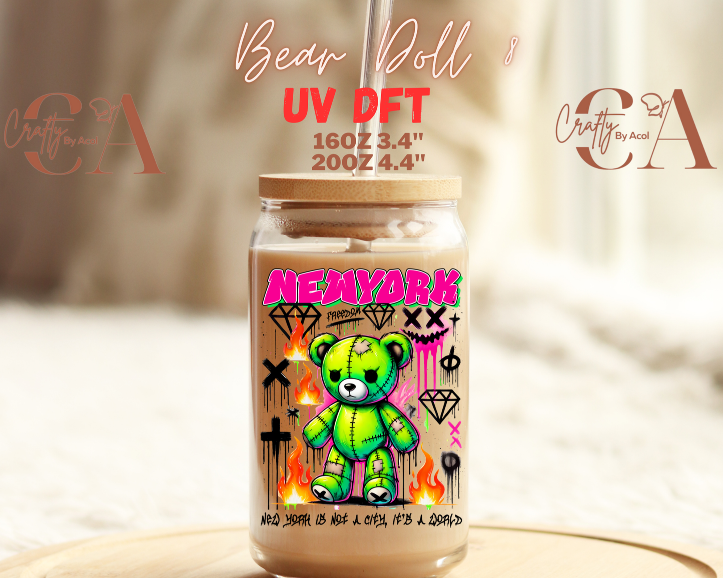 Bear Doll UV DFT Decal