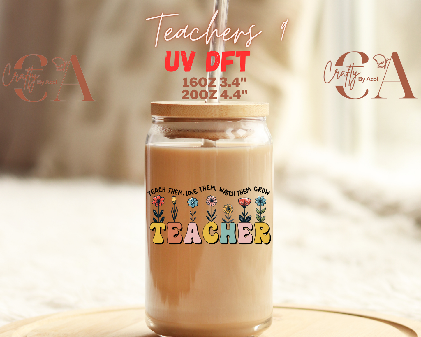 Teacher Appreciation UV DFT Decal