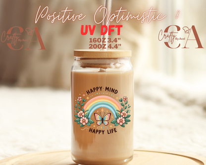 Positive Optimistic 1 Decal UV DFT Decal