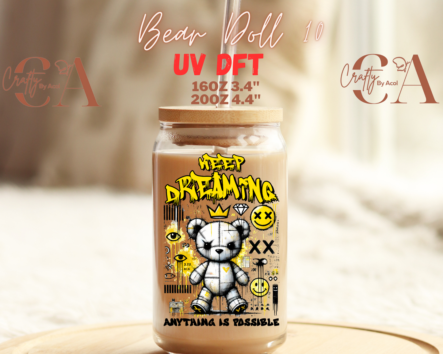 Bear Doll UV DFT Decal