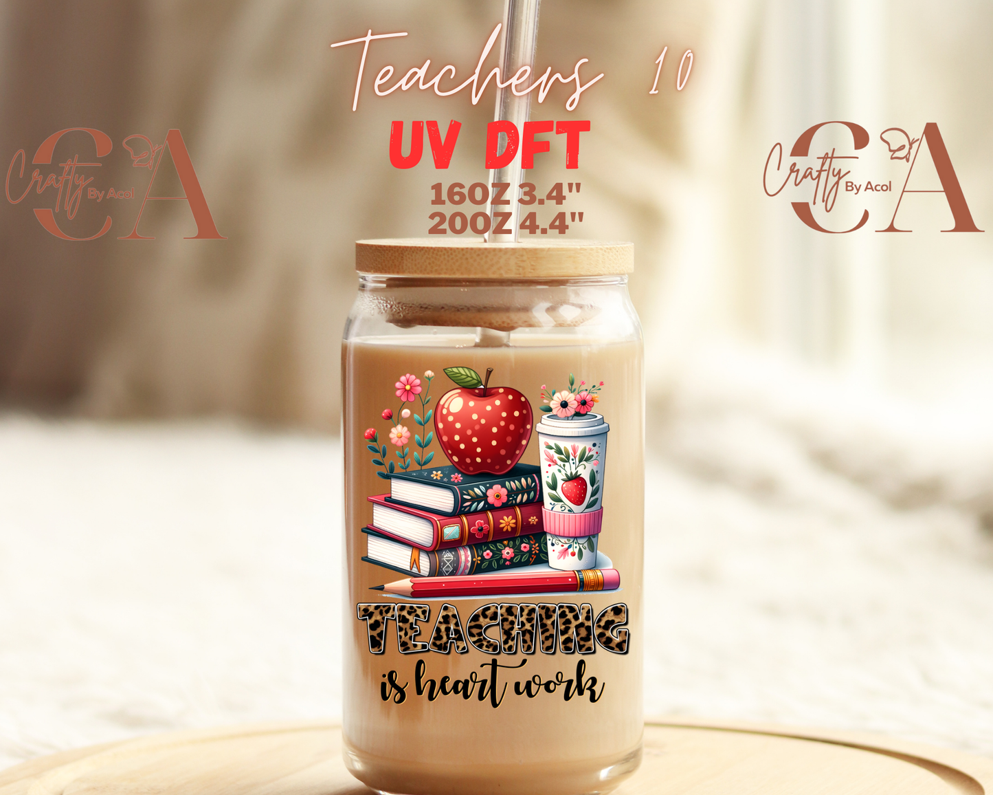 Teacher Appreciation UV DFT Decal