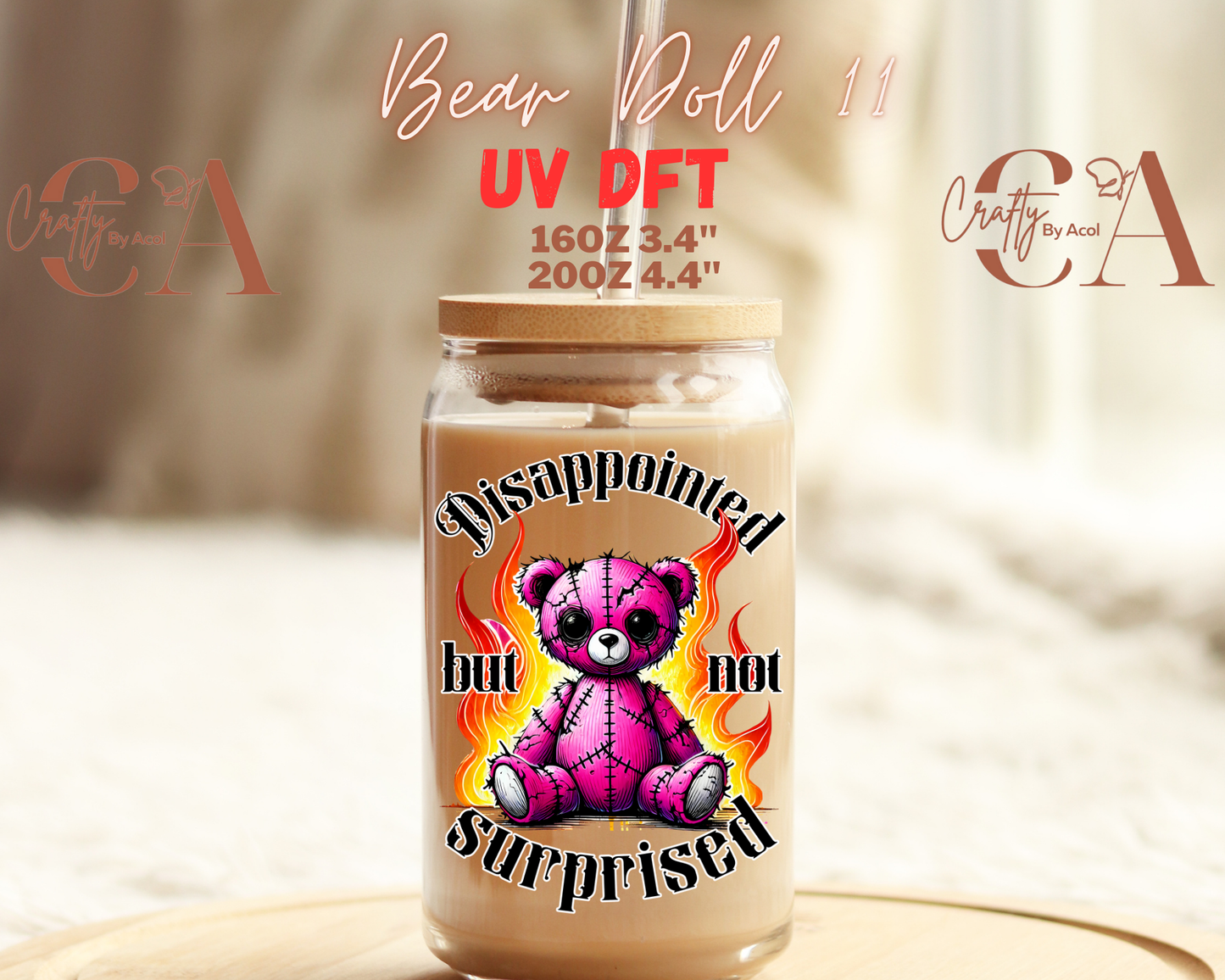 Bear Doll UV DFT Decal