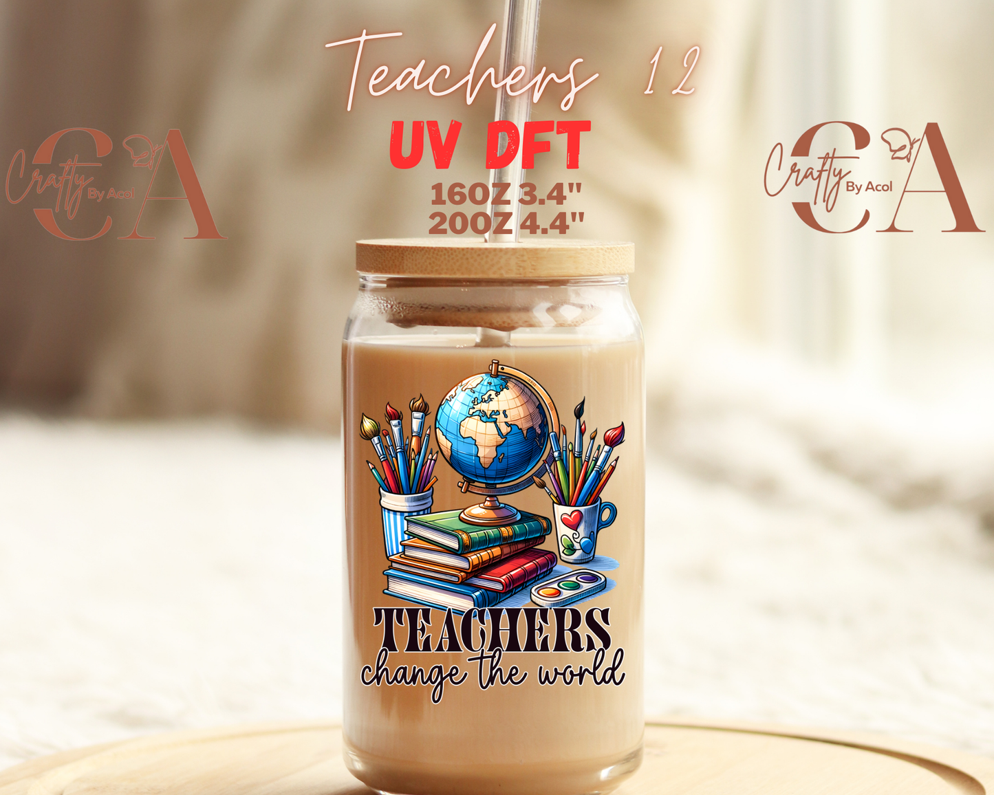 Teacher Appreciation UV DFT Decal