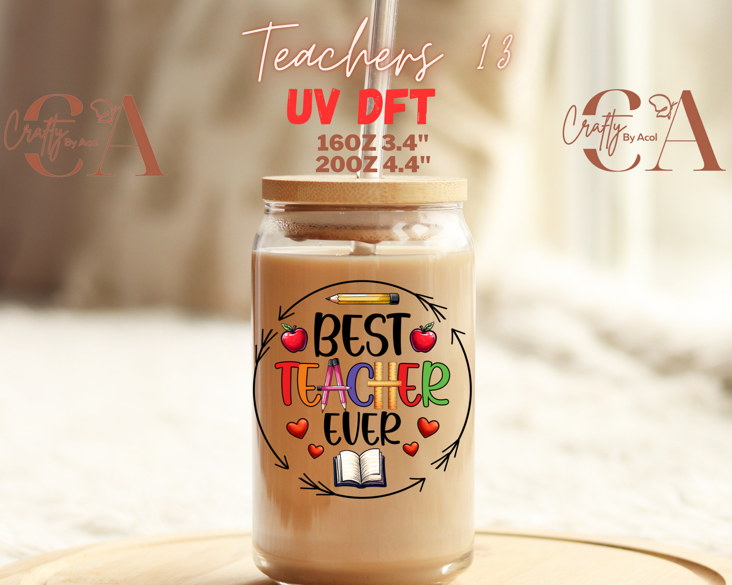 Teacher Appreciation UV DFT Decal