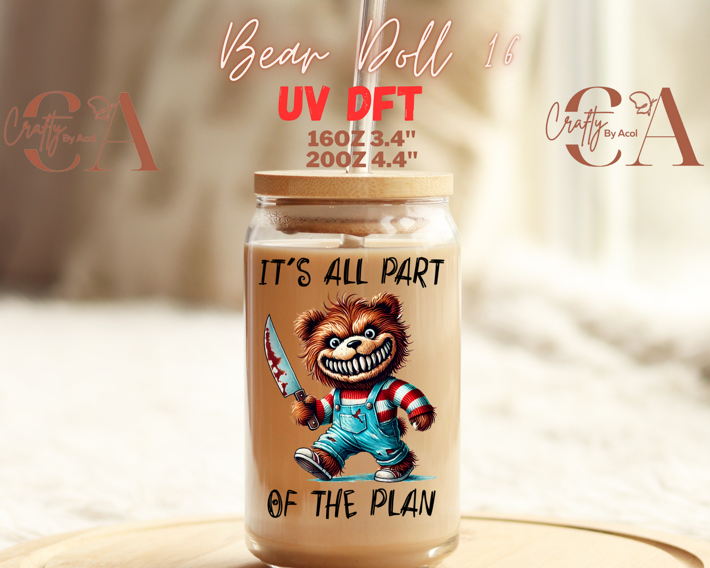 Bear Doll UV DFT Decal