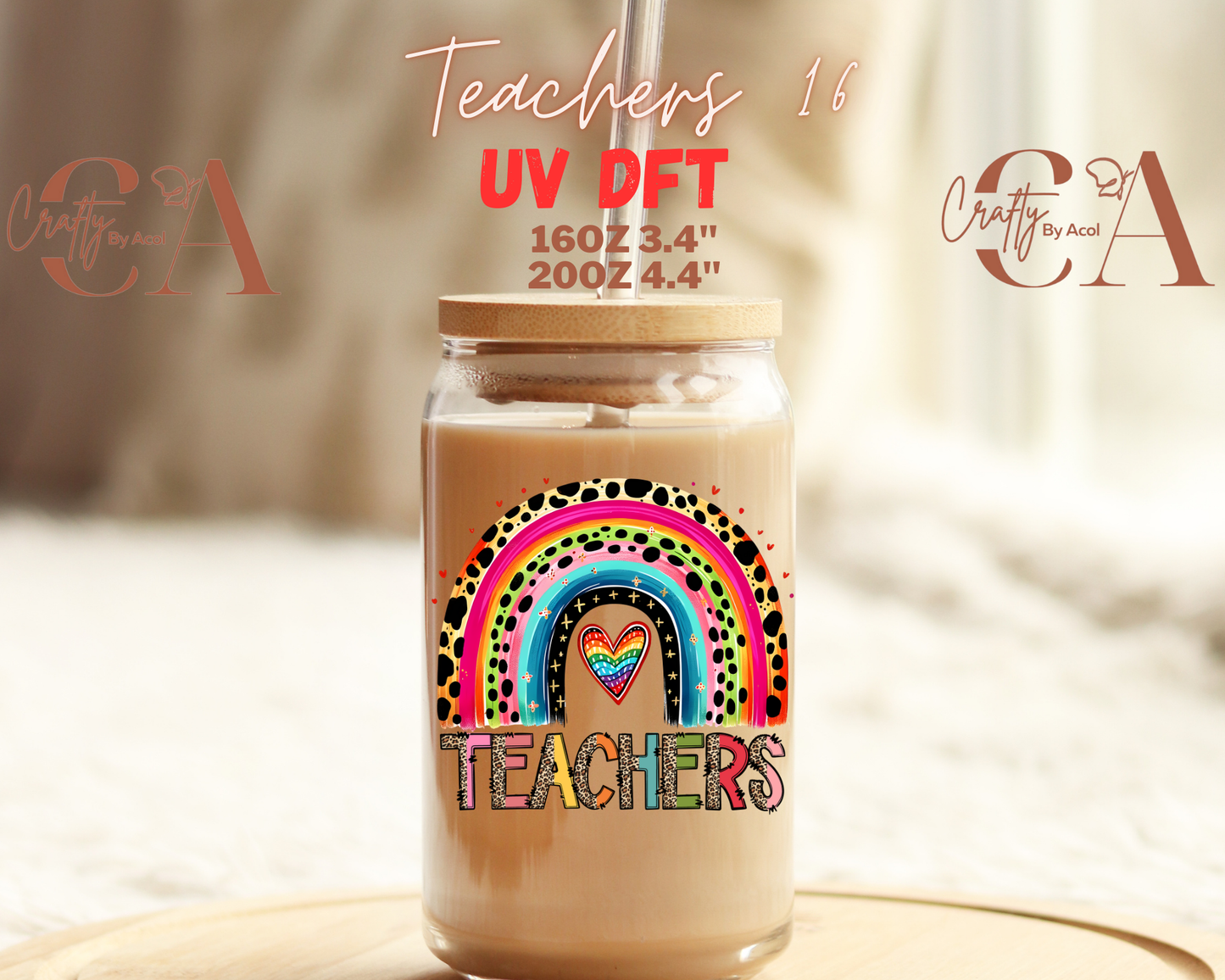 Teacher Appreciation UV DFT Decal