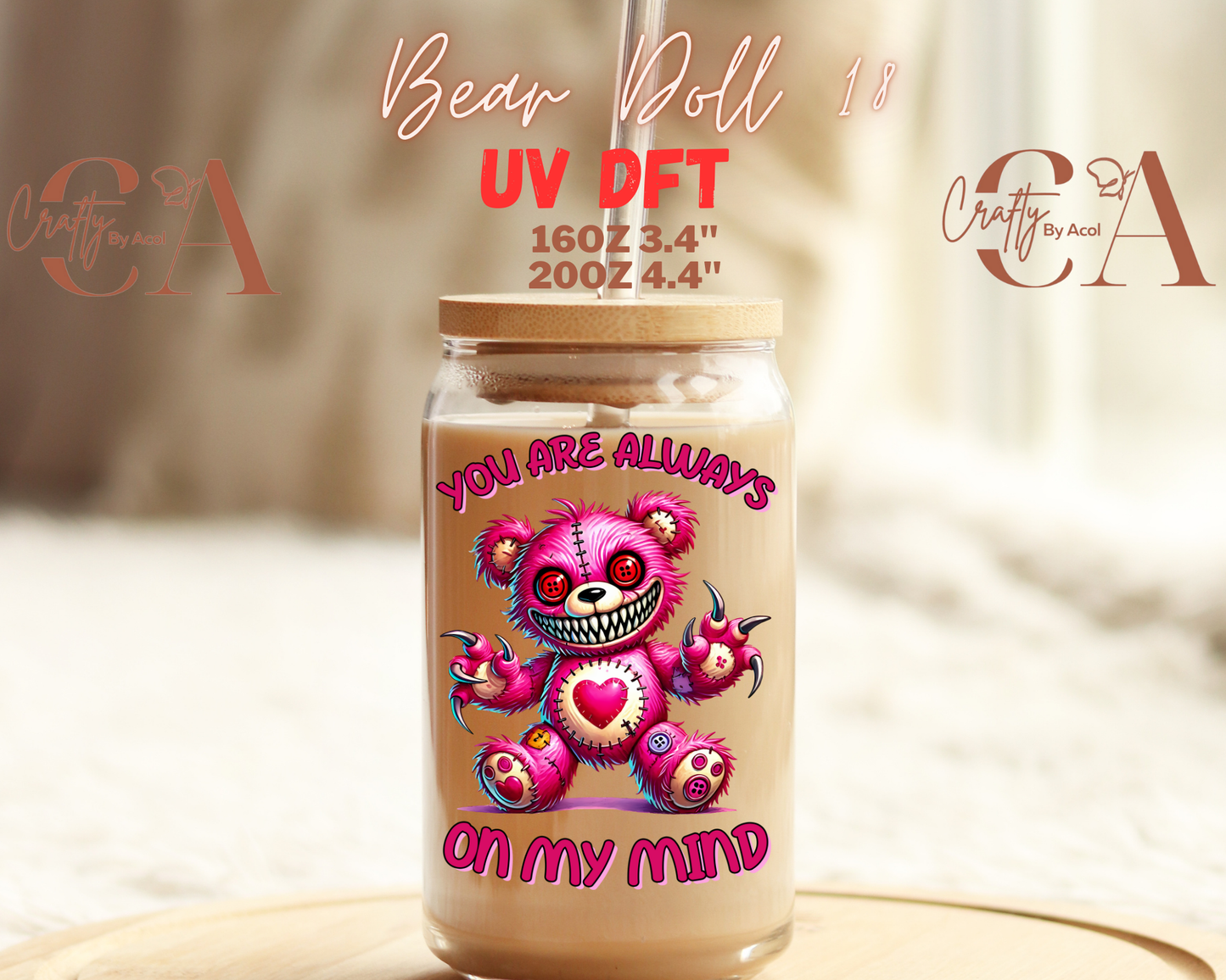 Bear Doll UV DFT Decal