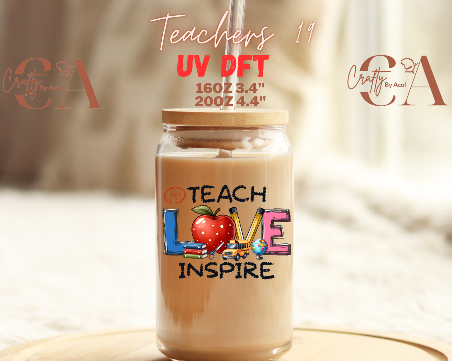 Teacher Appreciation UV DFT Decal