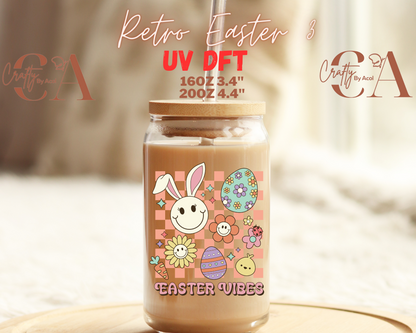 Retro Easter Decal UV DFT Decal