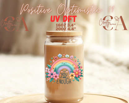 Positive Optimistic 1 Decal UV DFT Decal