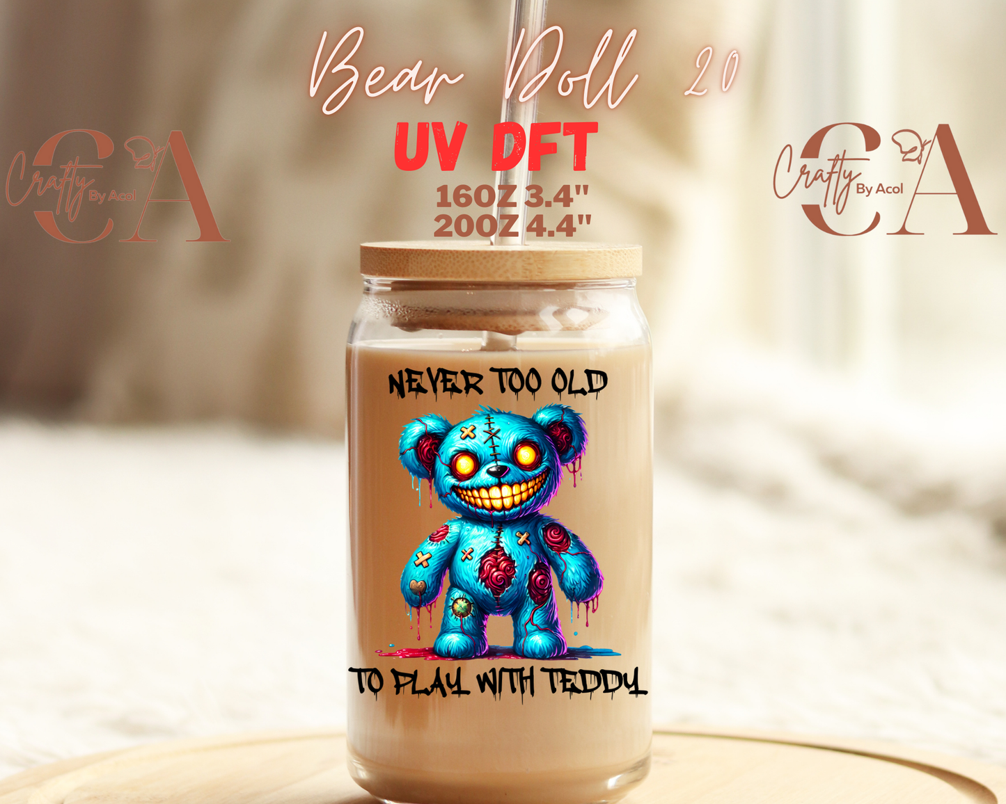 Bear Doll UV DFT Decal