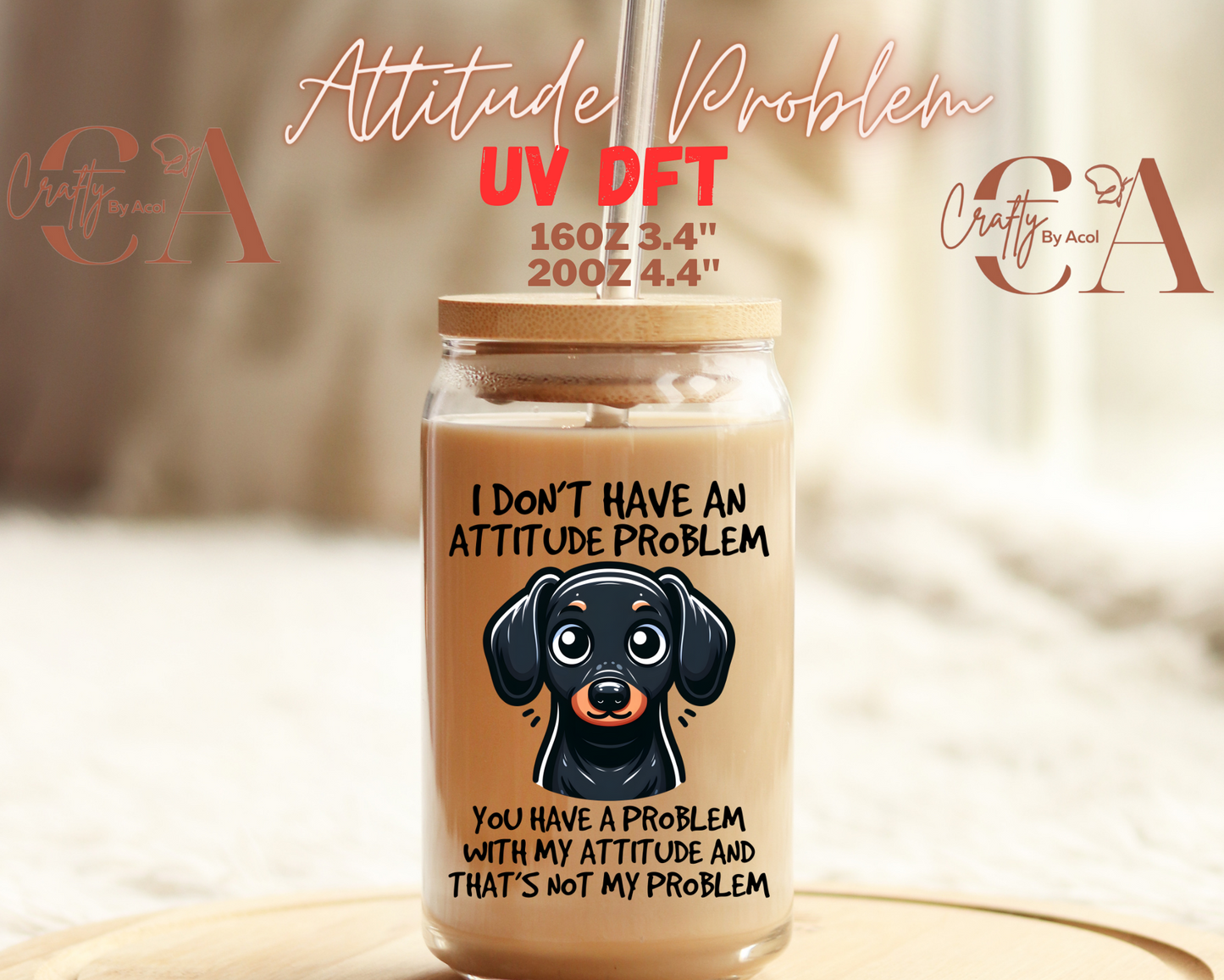 Animals Attitude Decal UV DFT Decal
