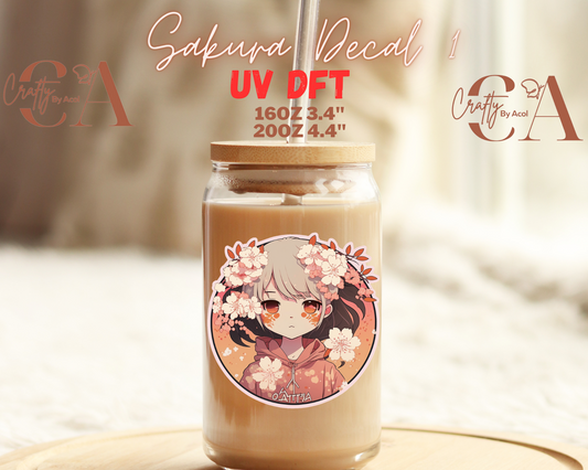 Sakura Decal UV DFT Decal