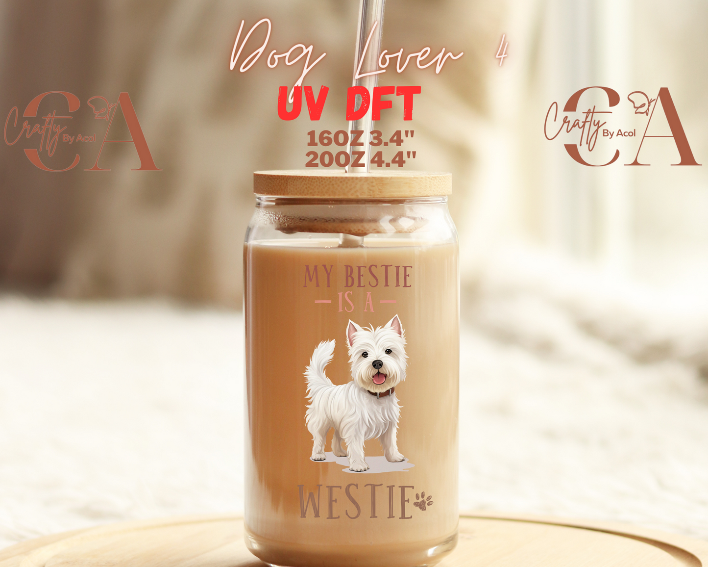 Dog Lover Decal UV DFT Decal