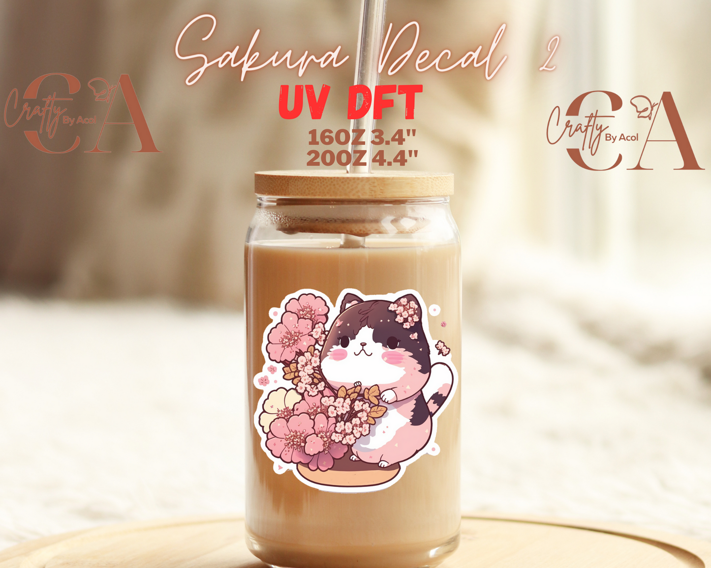 Sakura Decal UV DFT Decal