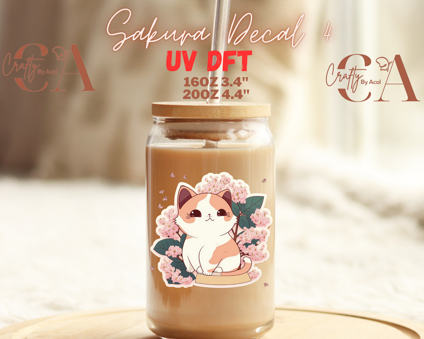 Sakura Decal UV DFT Decal