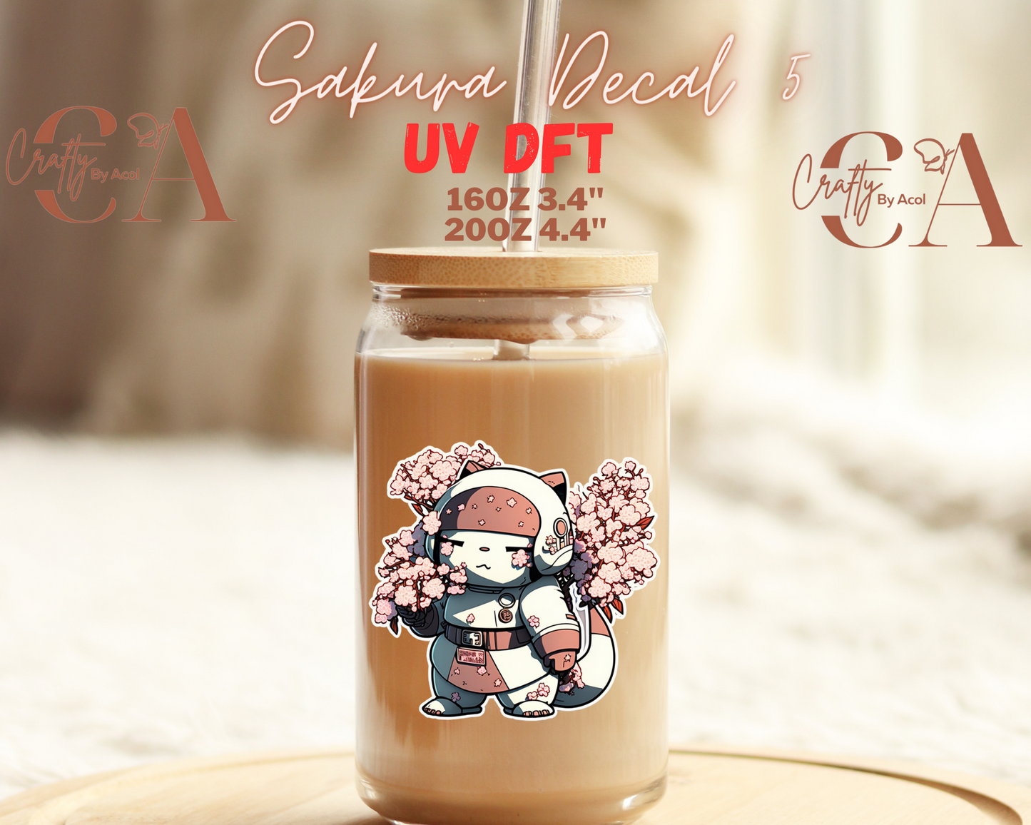 Sakura Decal UV DFT Decal