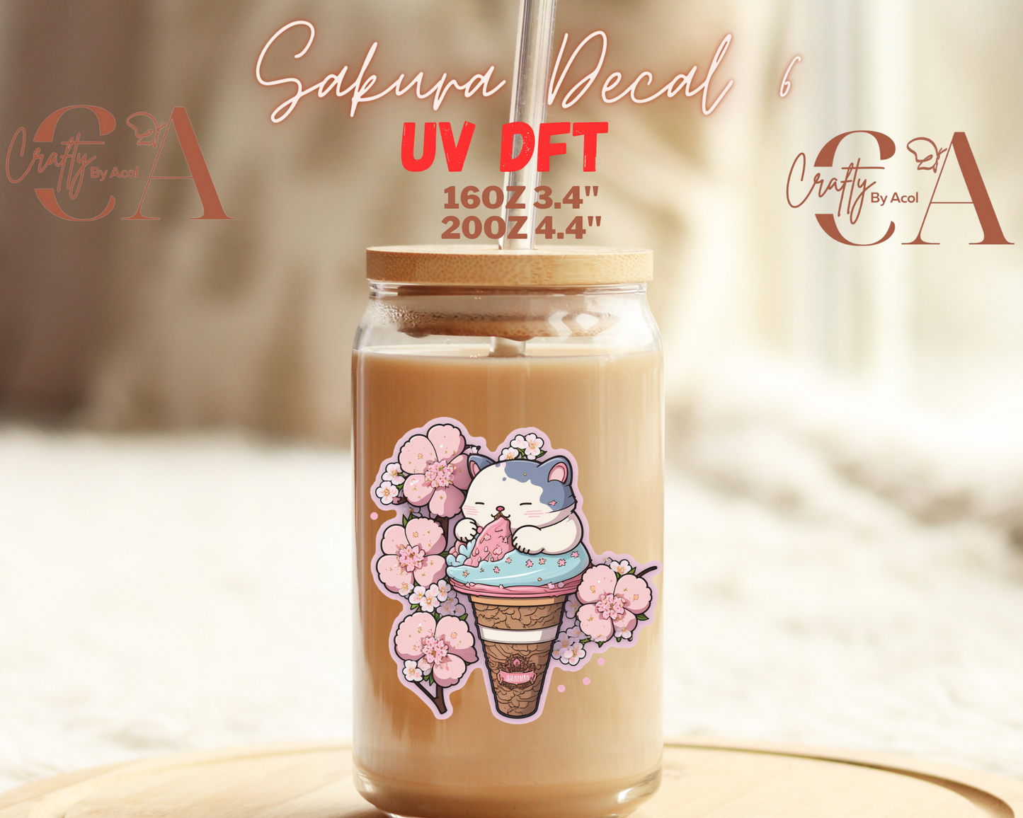 Sakura Decal UV DFT Decal