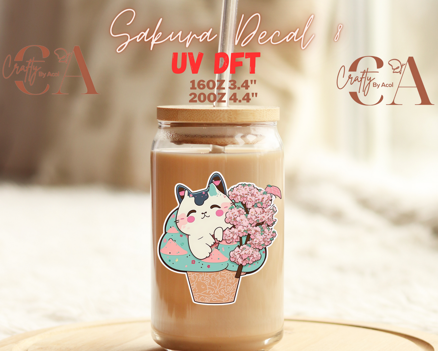 Sakura Decal UV DFT Decal