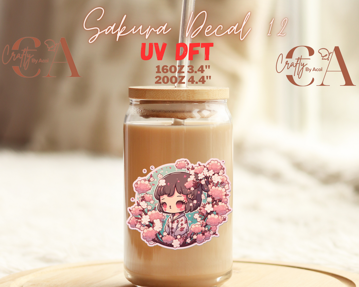 Sakura Decal UV DFT Decal