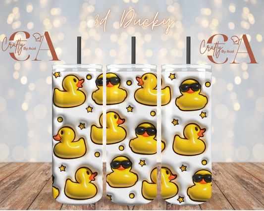 3d Ducky Vinyl Can Wrap