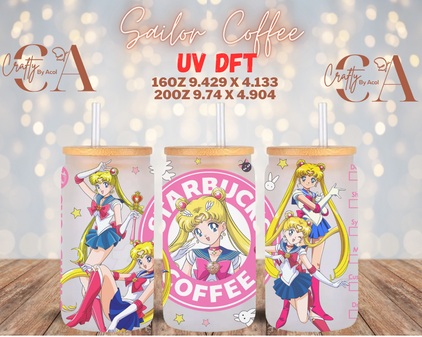 Sailor Coffee UV DFT Cup Wrap