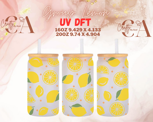 Group Lemon UV DFT Cup Wrap