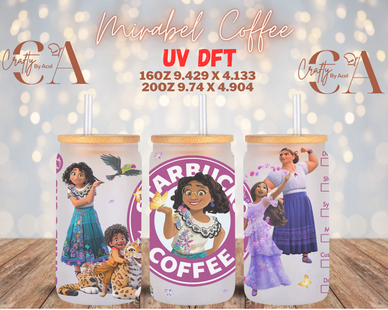 Mirabel Coffee UV DFT Cup Wrap