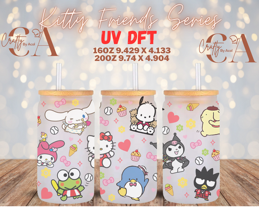 Kitty Friends Series UV DFT Cup Wrap