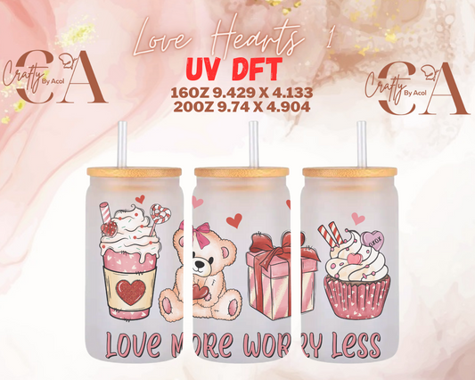 Love Heart UV DFT Cup Wrap