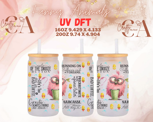 Funny Animals UV DFT