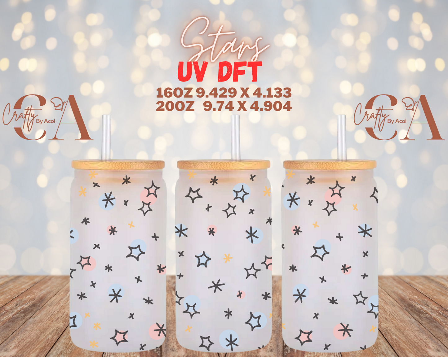 Stars UV DFT Cup Wrap