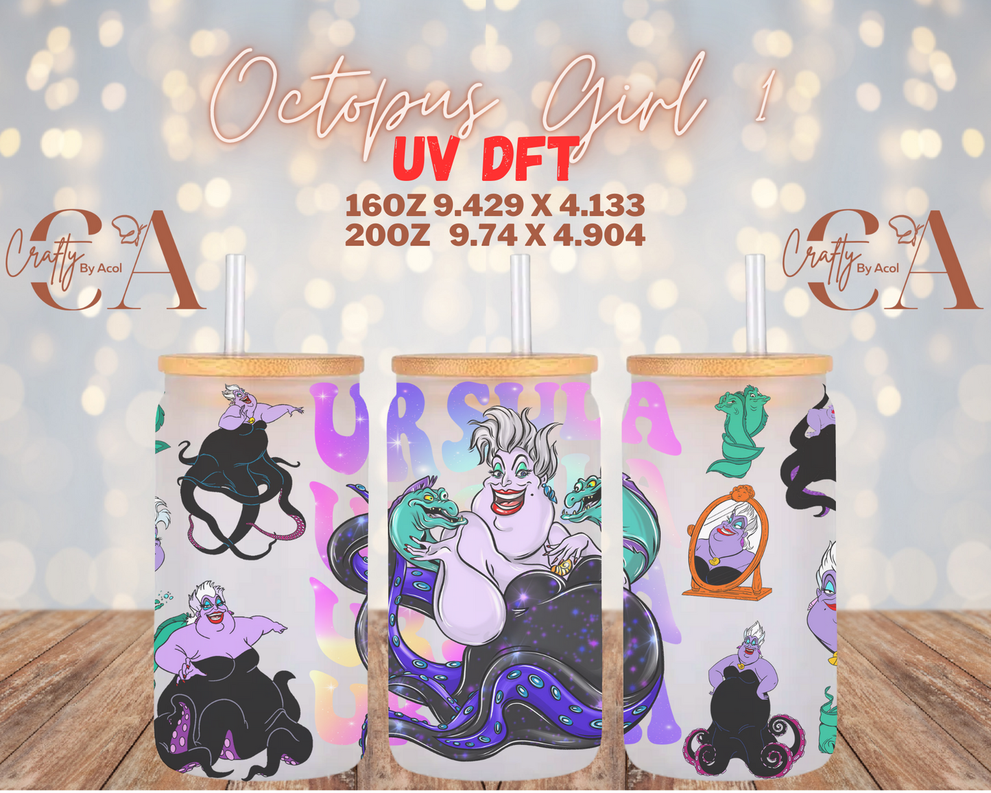 Octopus Girls 1 UV DFT Cup Wrap