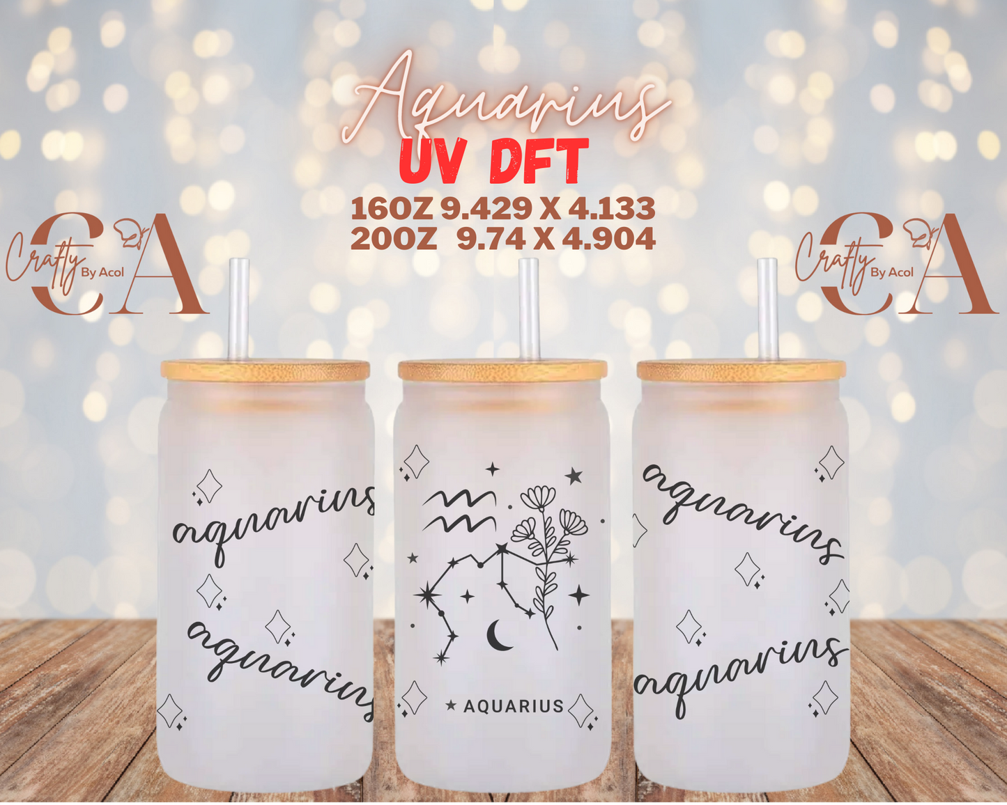 Aquariusl UV DFT Cup Wrap