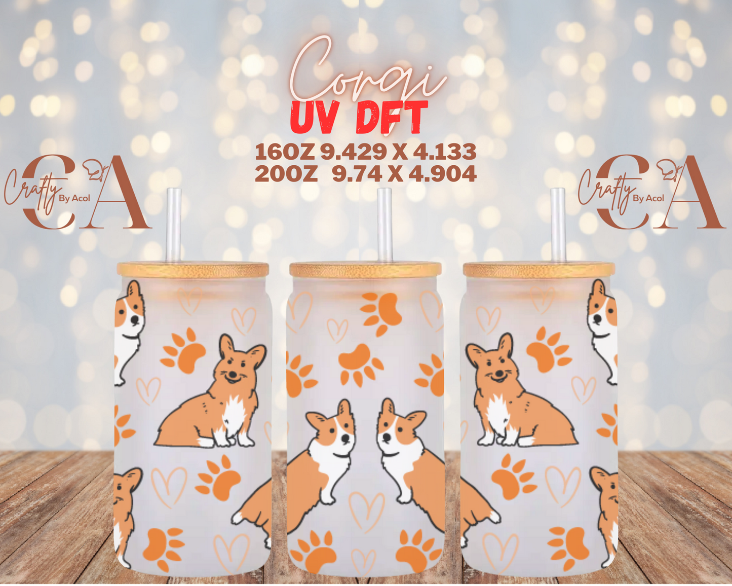 Corgi UV DFT Cup Wrap