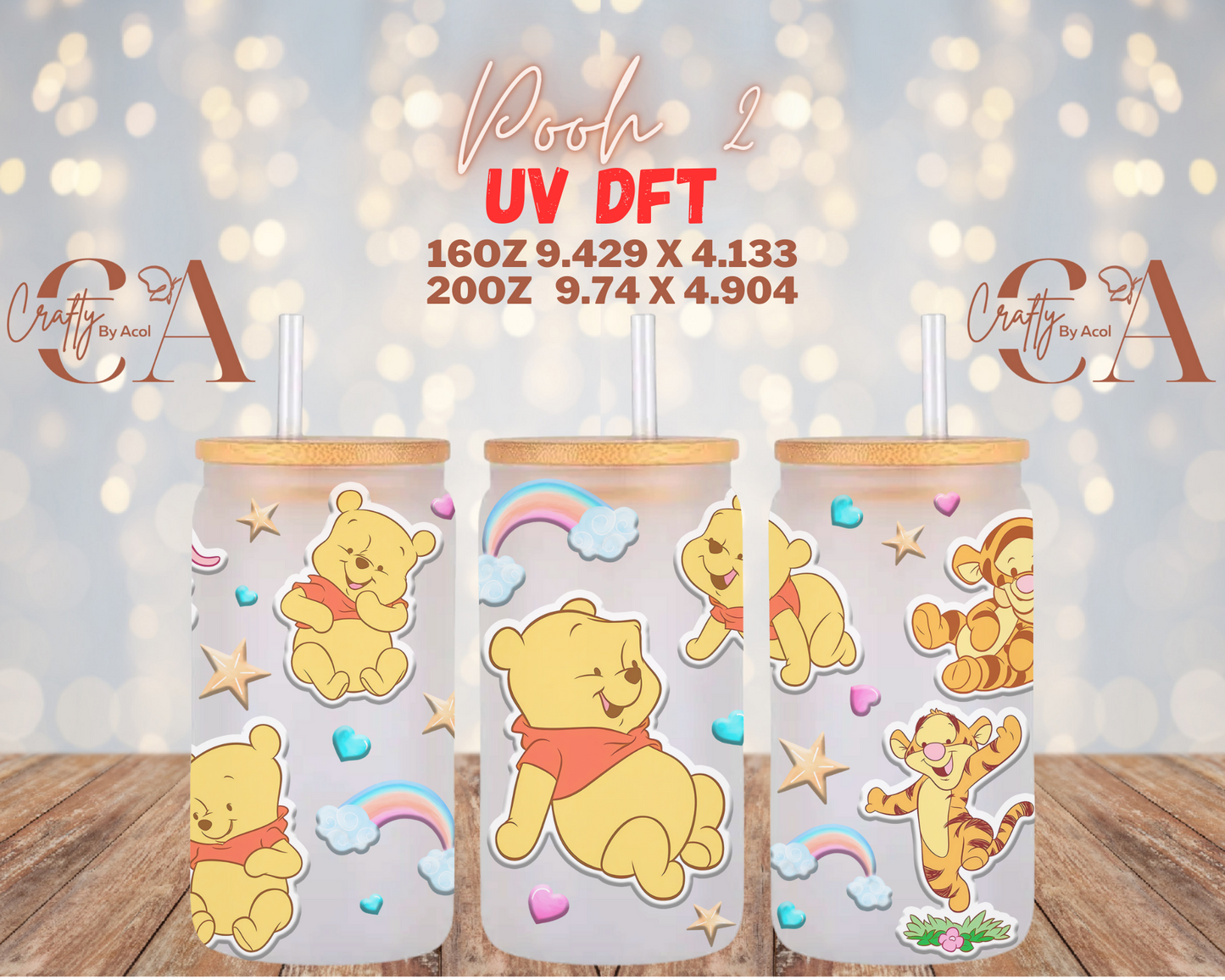 Pooh 2 UV DFT Cup Wrap