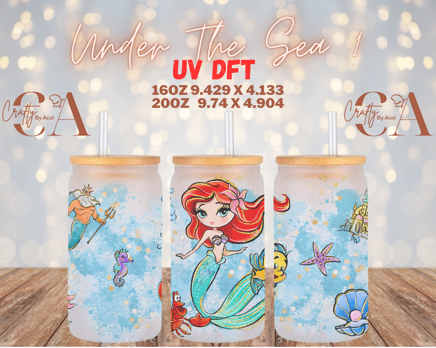 Under the Sea 1 UV DFT Cup Wrap