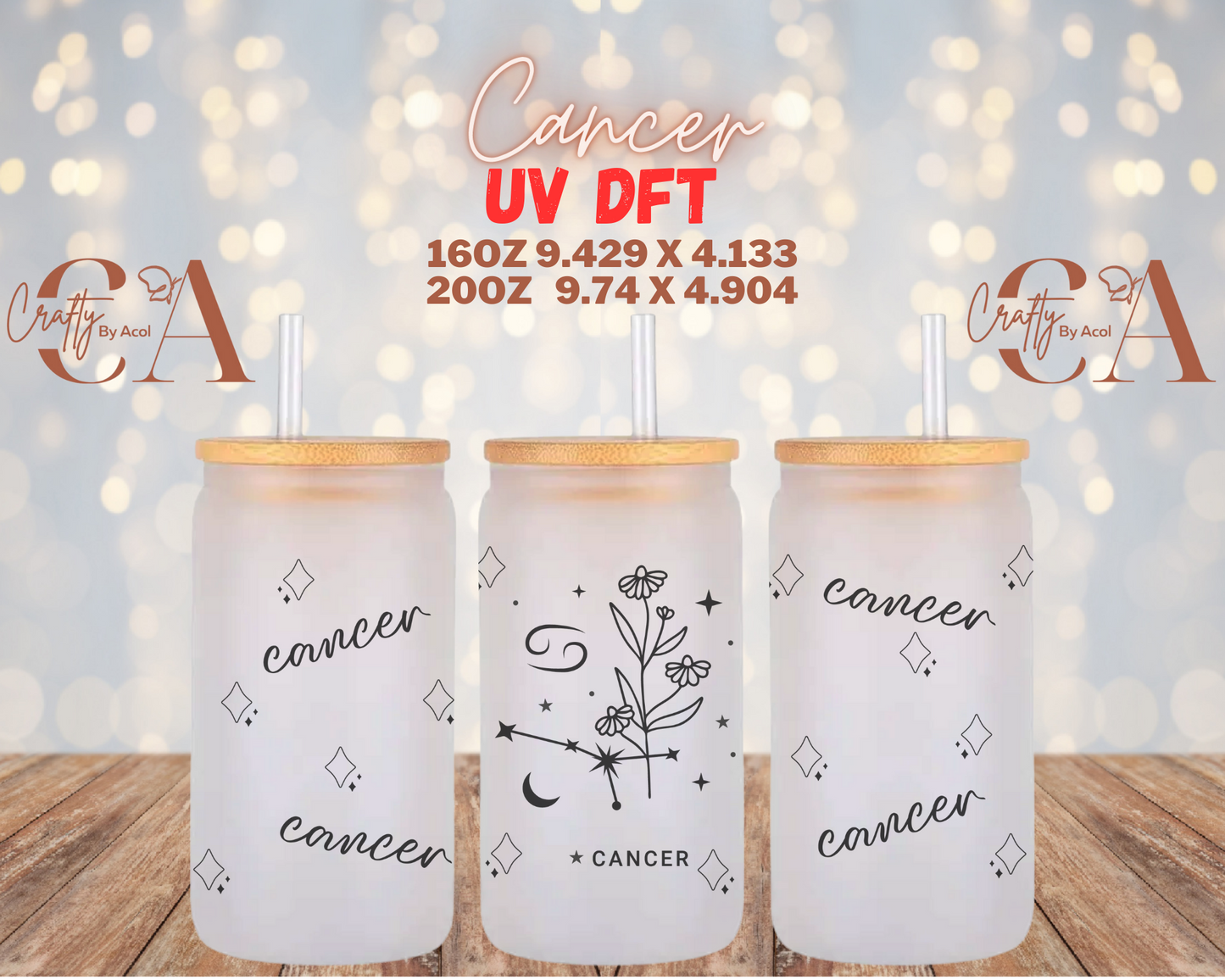 Cancer UV DFT Cup Wrap