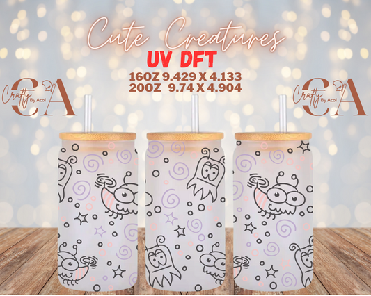 Cute Creatures UV DFT Cup Wrap