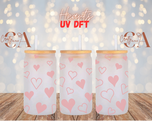Hearts UV DFT Cup Wrap
