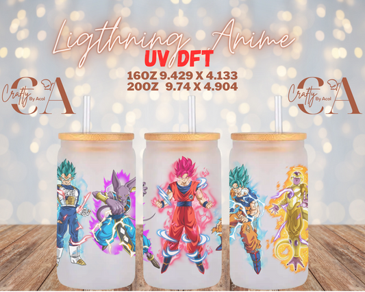 Lightning Anime UV DFT Cup Wrap