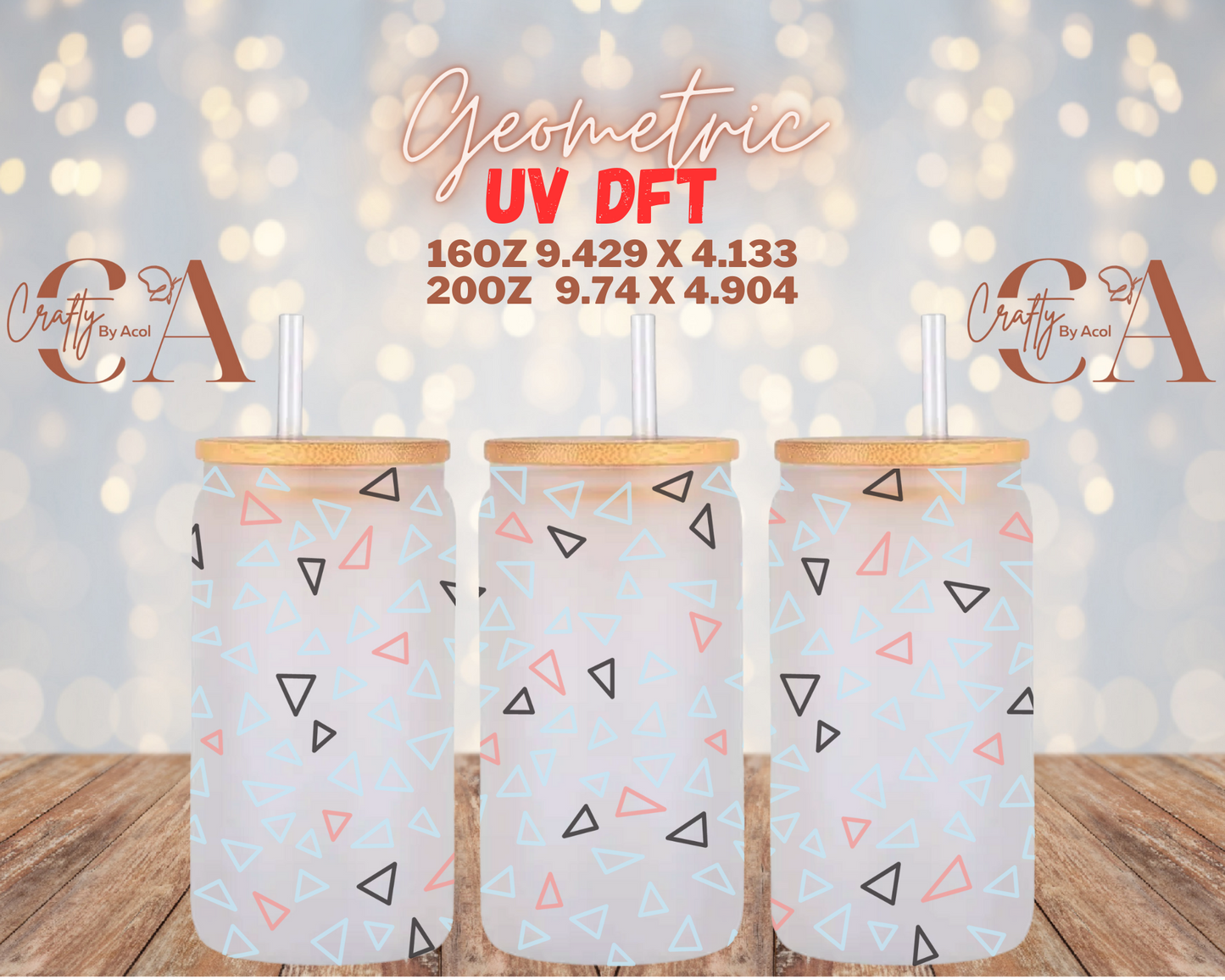 Geometric UV DFT Cup Wrap