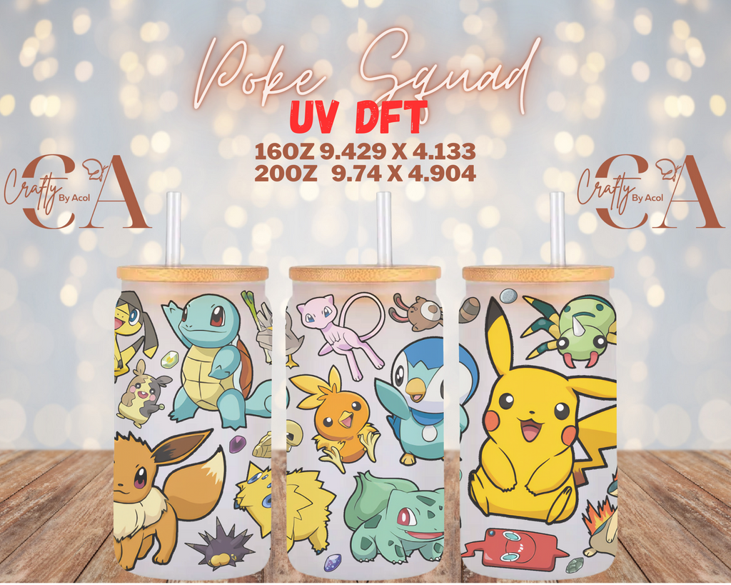 Poke Squad UV DFT Cup Wrap