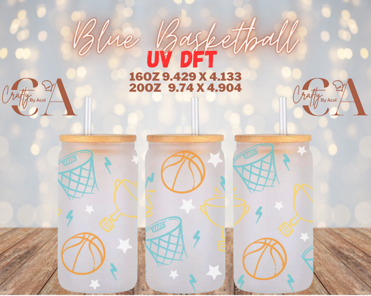 Blue Basketball UV DFT Cup Wrap
