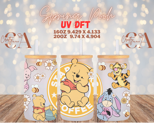 Spring Pooh UV DFT Cup Wrap