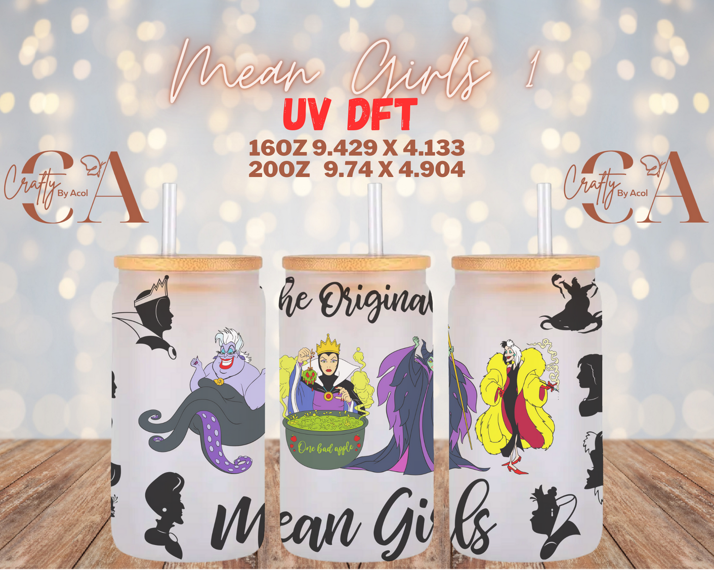 Mean Girls 1 UV DFT Cup Wrap